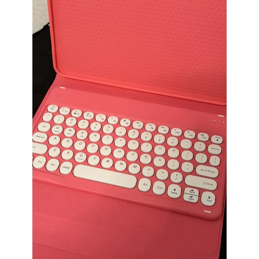 Wireless keyboard protective case for ipad‎ Pro 11 M4 2024 and M5 2025 Pink